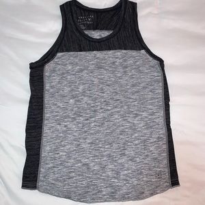 American Eagle Gray Black Tank Top XS